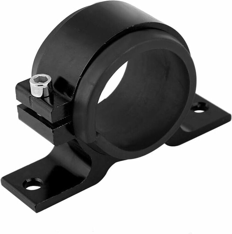 50 mm Kraftstoffpumpenhalterung aus Aluminiumlegierung, Montagehalterung für Benzinpumpen, Einzelfilter-Montagebasis (sc...