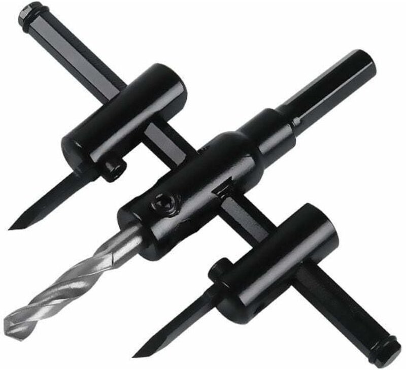 30–300 mm verstellbares Kreisschneider-Säge-Set, Holz-Trockenbau-Bohrer, Rundschneider, Lochsäge