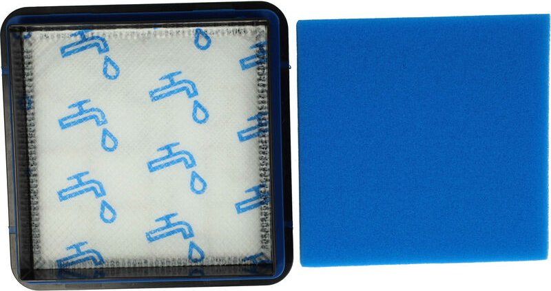 Filter-Set kompatibel mit Philips Marathon Compact FC9332/07, FC9333/07, FC9331/07 Staubsauger - 1x Filter (Kombi-Schaum...