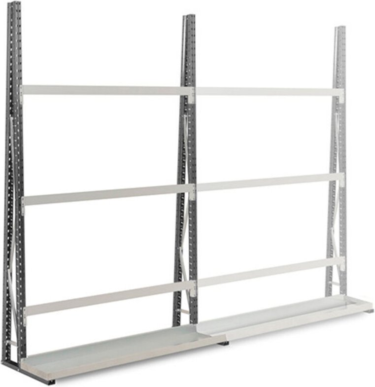 Vertikalregale mit 1 Seite - Startmodul - 2500x1500x760mm - RAYOVERT/1C/1550/D