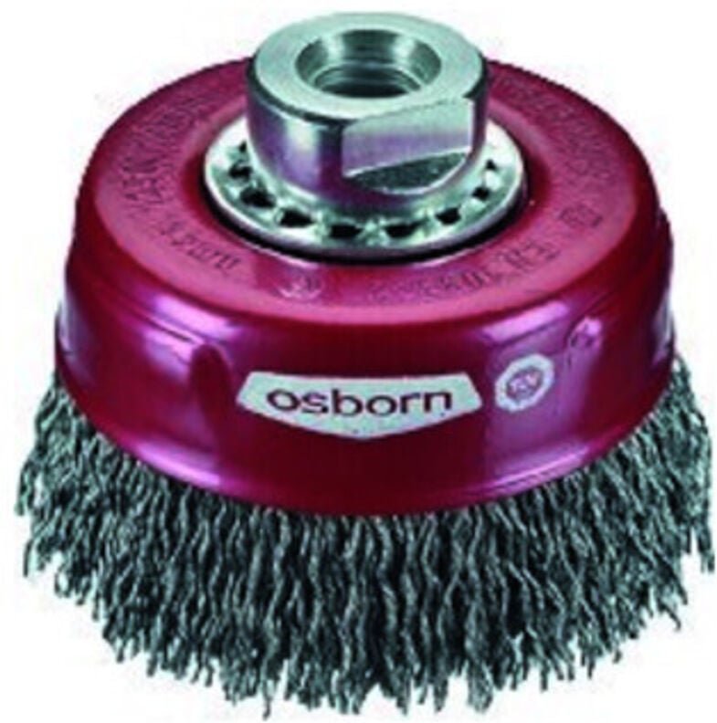 Osborn Topfbürste Xtreme Stahl 60x0,3mm gewellt