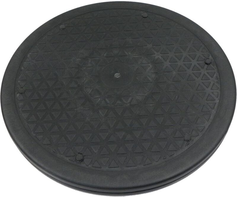 25-cm-Drehteller, drehbarer Drehteller, 360° manuell drehbarer Drehteller mit Stahlkugellager, Rautenmuster, für Monitor...