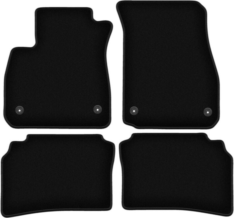 BASIC schwarze Veloursmatten für: Opel Insignia B Liftback, Limousine, Kombi, Sports Tourer (2017-)