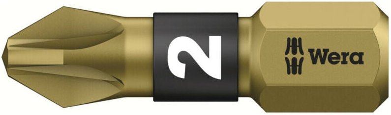 5056712001 Bit 855/1 bth 1/4 Zoll pzd 2 Länge 25 mm BiTorsion, extrahart - Wera