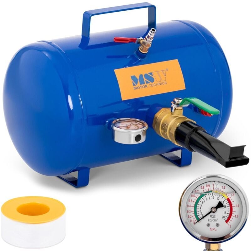 Thumbnail - Inflator Druckbehälter zum Aufpumpen von Reifen mit Manometer 8 bar 19,5 l
