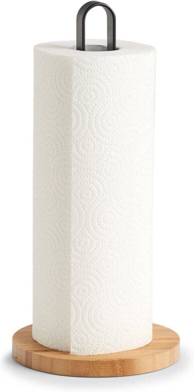 Küchenrollenhalter mit Bambussockel, ø 15 x 31,5 cm