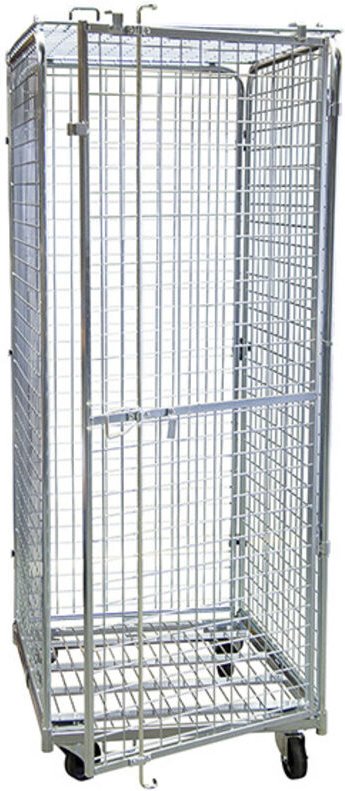 Rollcontainer 500 kg – vollständig geschlossen / abschließbar – Abmessungen 1200 x 800 x 1800 mm - 885006622