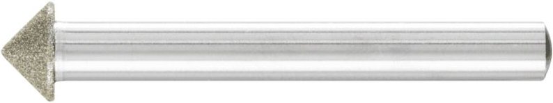 Dia.-Schleifst. Spitzkegel Ø10x90° SchaftØ6 mm D126 (mit.) zum Anfasen/Entgraten/Senken - Pferd