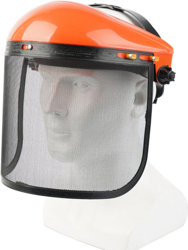 Stahlgittervisier, Gesichtsschutz, Stirnschutz