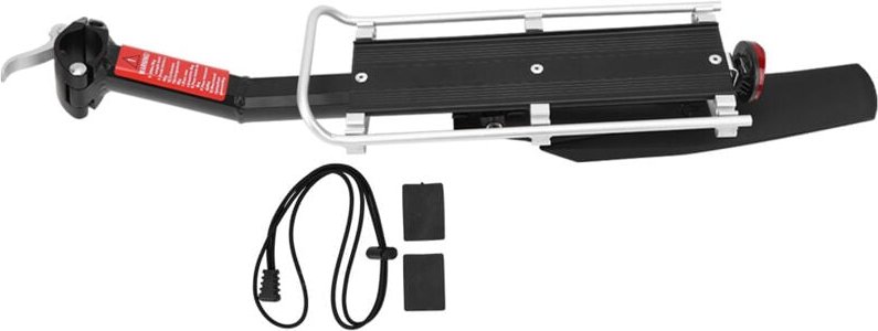 Fitags - Fahrradgepäckträger für hinter Fahrradverstellbarer Fahrradtaschenhalter Gepäckträgerhalterung 25 kg Kapazität ...
