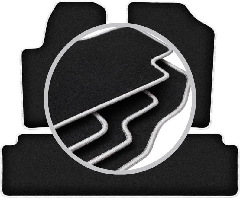 CARLUX-SILVER Automatten für: Citroen Berlingo I Kombivan, Multispace (1996-2010)