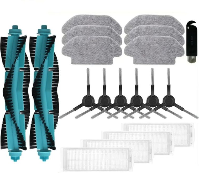Für Staubsaugerteile Hauptseitenbürste Haufenfilter Mopptuch