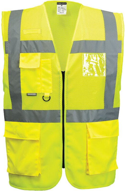 Executive-Strickweste Madrid Gelb M