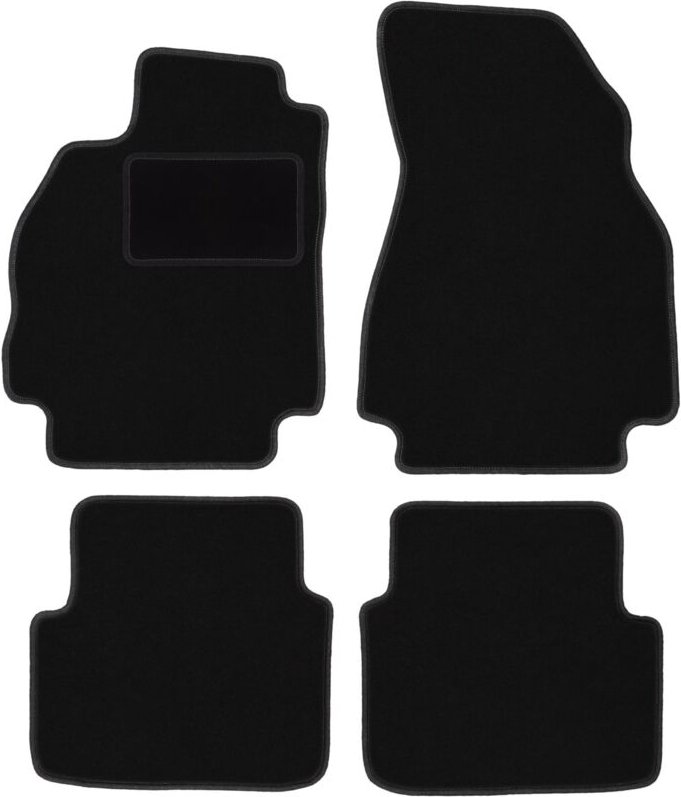 Schwarze Veloursmatten für: Renault Megane II Estate, Grandtour (2002-2008)