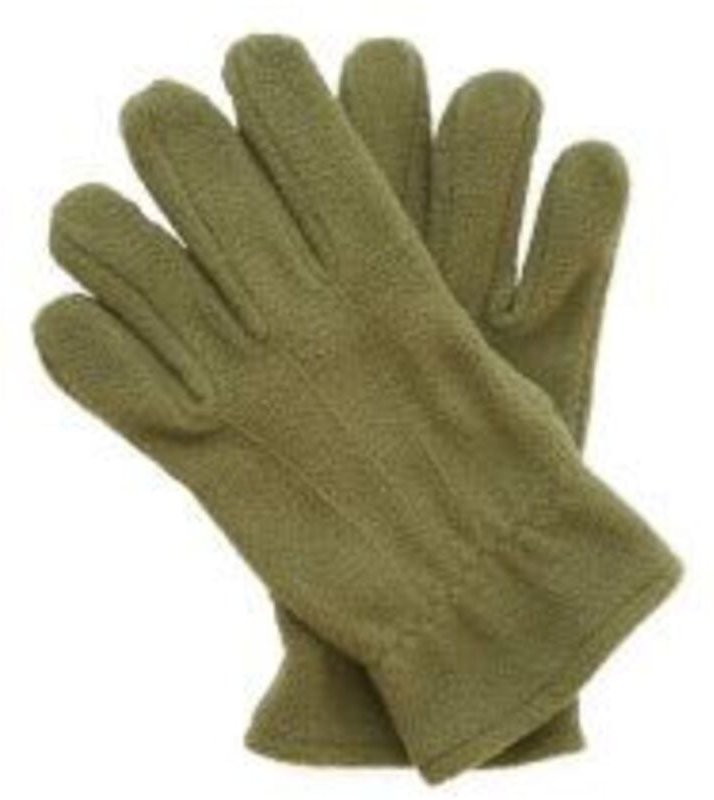 Fleecehandschuhe Oliv Größe 10