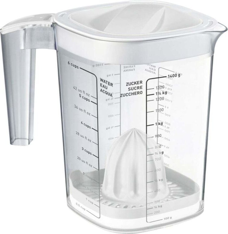 Rotho - Messbecher Loft mit Zitronenpresse 1,5 l Aufbewahrungsbox
