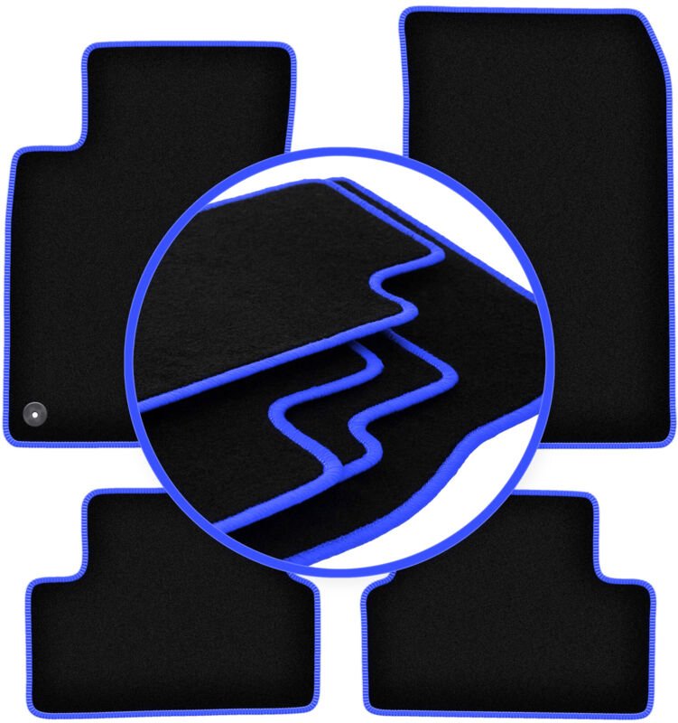 CARLUX-BLUE Auto-Fußmatten für: Mercedes GLA X156 Crossover (2012-2018)