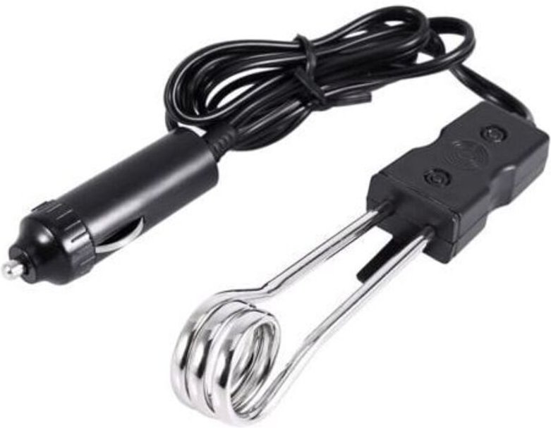 Automatisches Erhitzen von Wasser, tragbarer 12-V-Mini-Elektroauto-Tauchwasserreiter, ideal für Reisen, Camping, Picknic...