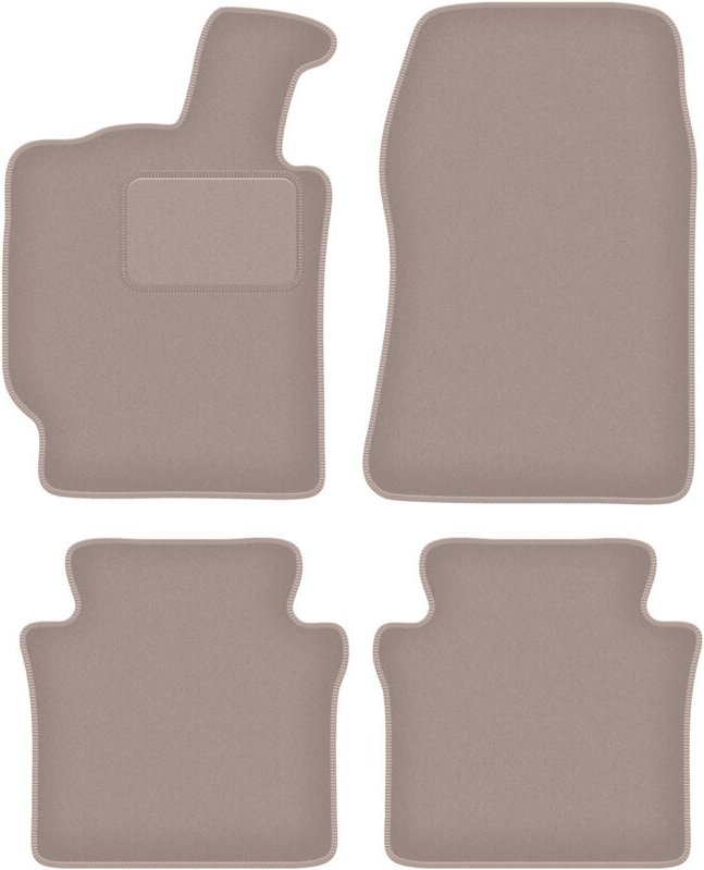 Beige Veloursmatten für: Lancia Thesis Limousine (2001-2009)