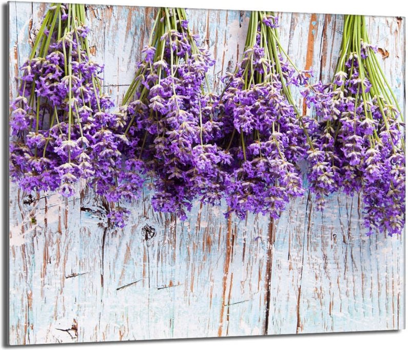 Glas-Herdplattenschutz 60x52 Lavendel