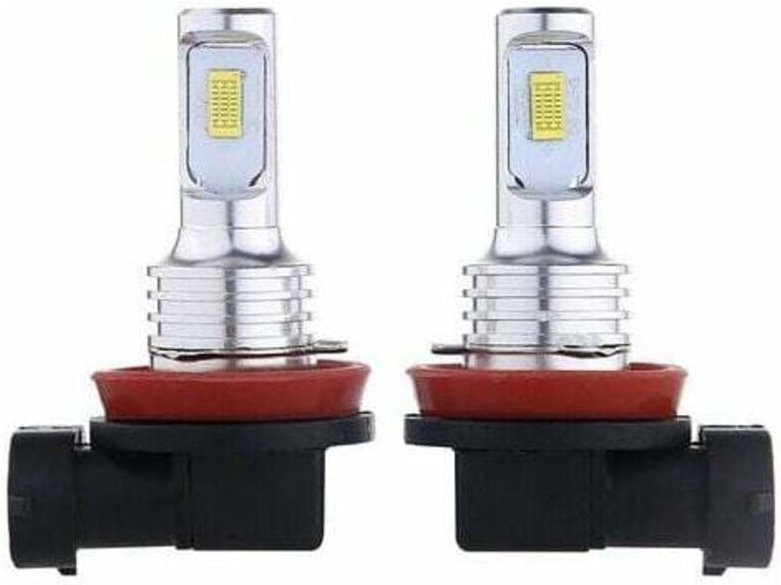 2x 35W 4000LM 6000K weiße LED H11 H8 H9 H16 Nebelscheinwerferlampen-Set