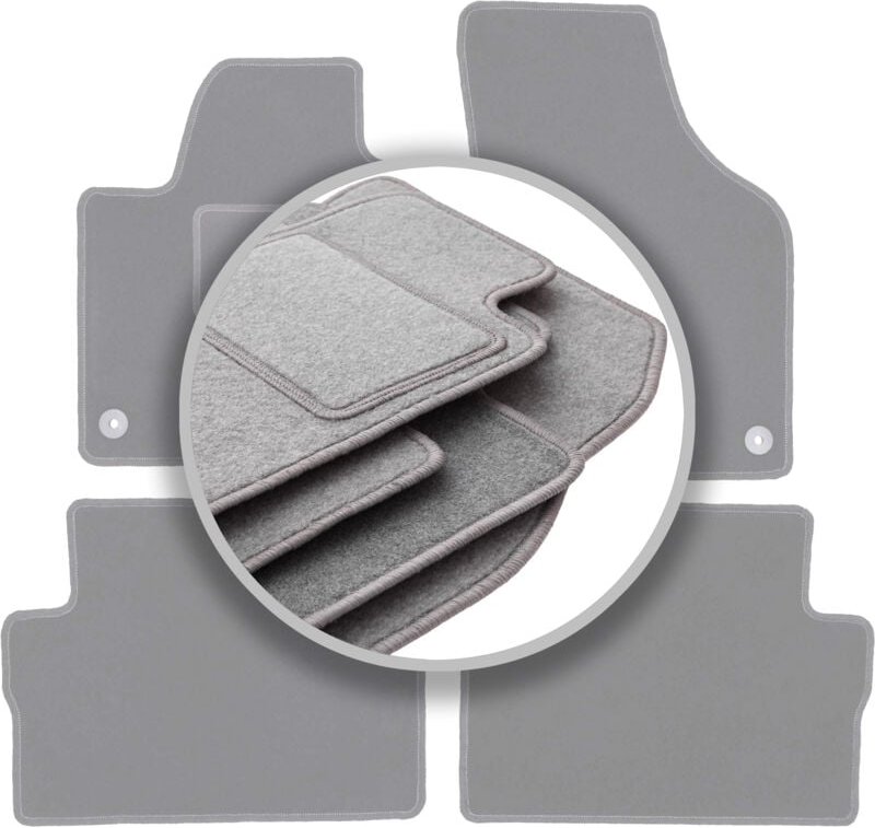 Graue Automatten für: Volkswagen Sharan II Minivan (2010-)