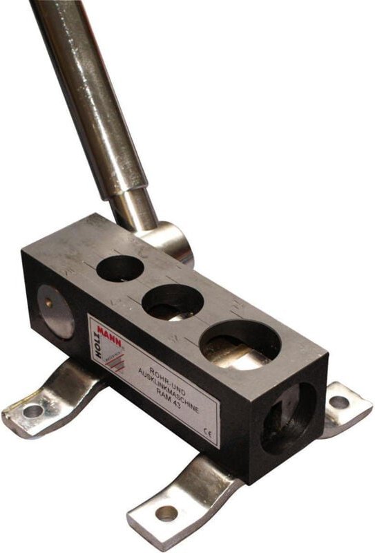 Holzmann - Manuelle Ausklinkmaschine fur 28-34-43 mm Rohre ram43