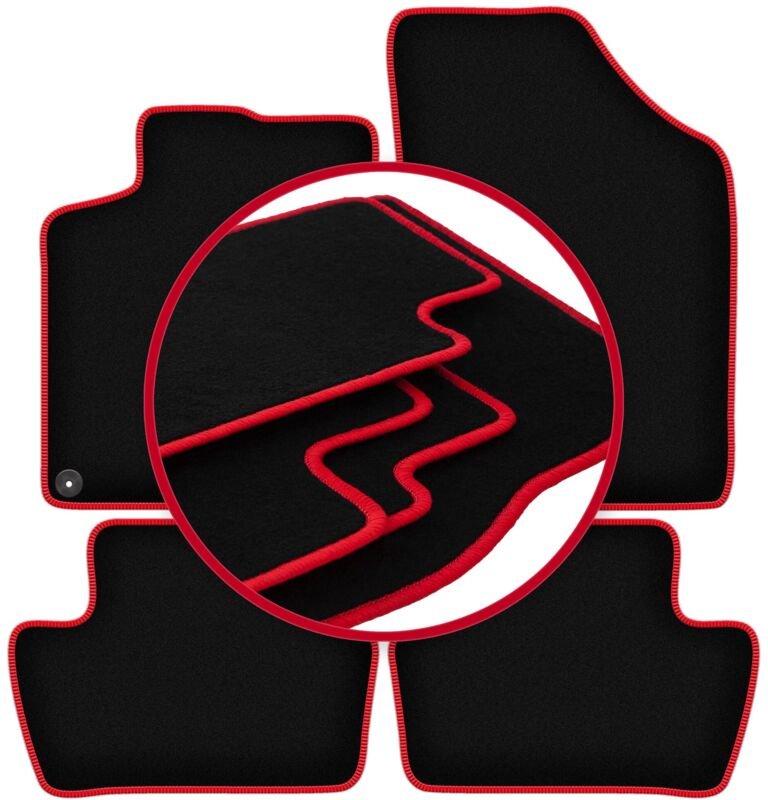 CARLUX-RED Autofußmatten für: DS. 4 Crossback-Fließheck (2015–2018)