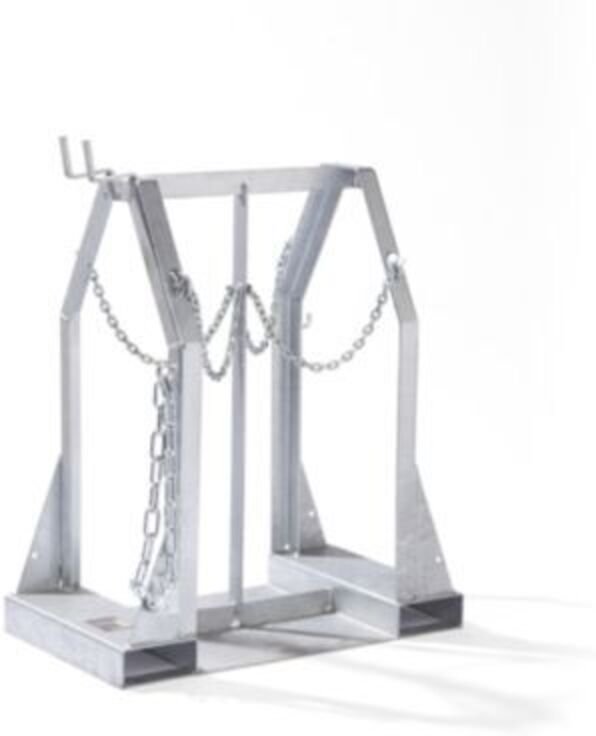 Bauer Stahlflaschen-Palette SFP 4, feuerverzinkt