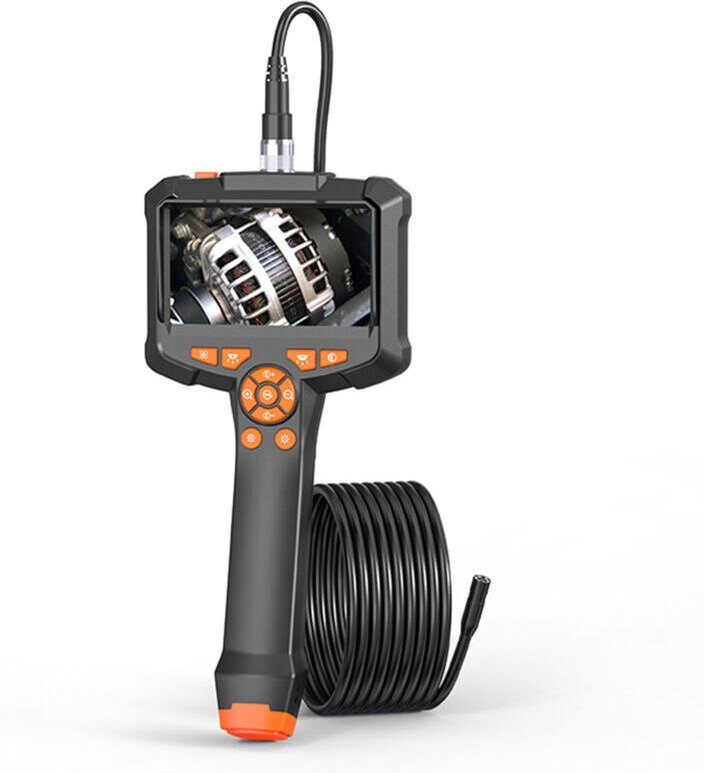 Endoskopkamera, Inspektionskamera 4,3'' IPS-Bildschirm 1080P hd Endoskopiekamera mit 8 LED-Leuchten, Endoskopkamera, IP6...