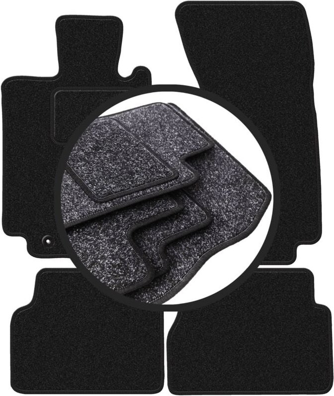 ANTHRA Autofußmatten für: Mercedes S W220 4Matic kurz (1998-2005)