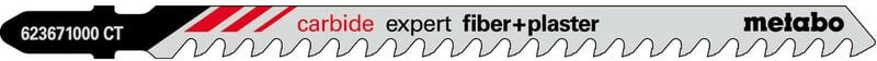 Metabo - 3 Stichsägeblätter 'expert fiber + plaster' 106/ 4,3 mm, hm (623671000)