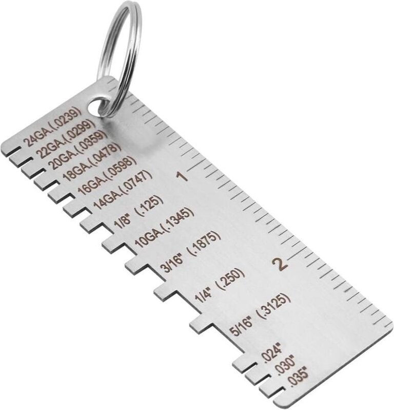 Edelstahl-Schweißmessgerät, Drahtblechdickenmessgerät, Schweißmessung, Schweißinspektionswerkzeug