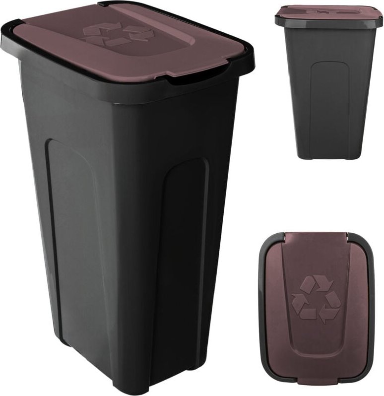 Thumbnail - KADAX Mülleimer Sorta 30L schwarz-braun 96