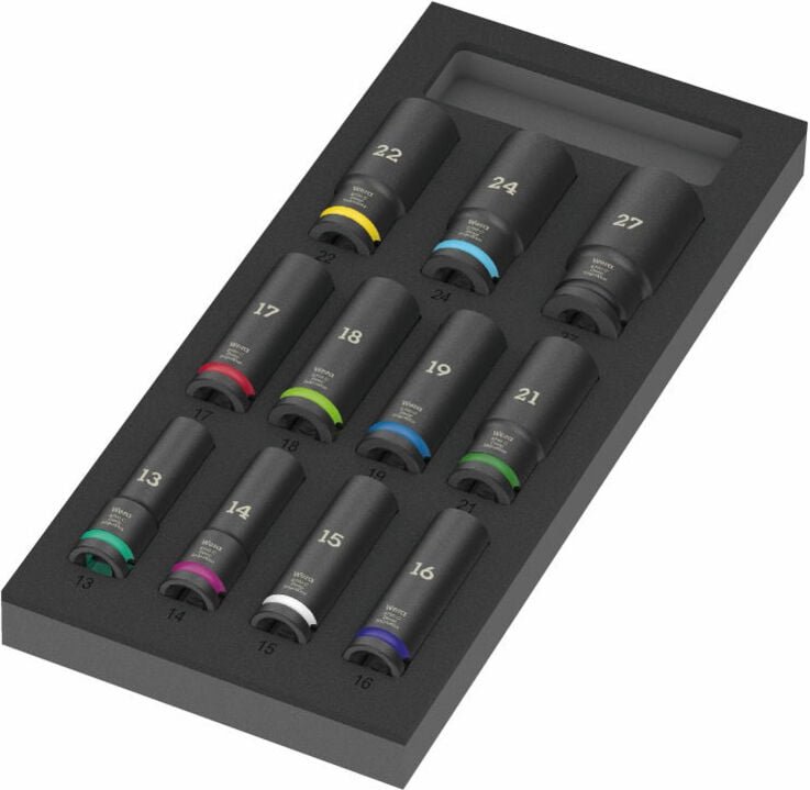 Thumbnail - Wera 9725 Schaumstoffeinlage 8790 C Impaktor Deep Set 1, 11-teilig