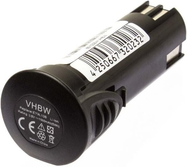 Vhbw - Akku kompatibel mit Panasonic EZ7411, EZ7411LA1J, EZ7411X, EZ7410X Elektrowerkzeug (1500 mAh, Li-Ion, 3,6 v)