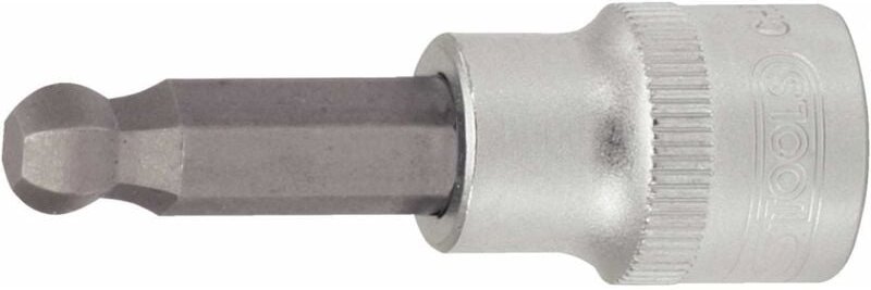 1/4' Bit-Stecknuss Innensechskant mit Kugelkopf, 9 mm