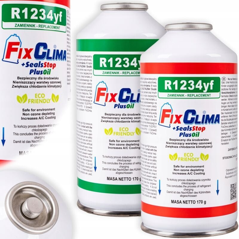 Kältemittelgas Zum Füllen Von Autoklimaanlagen R1234yf + Dichtmittel