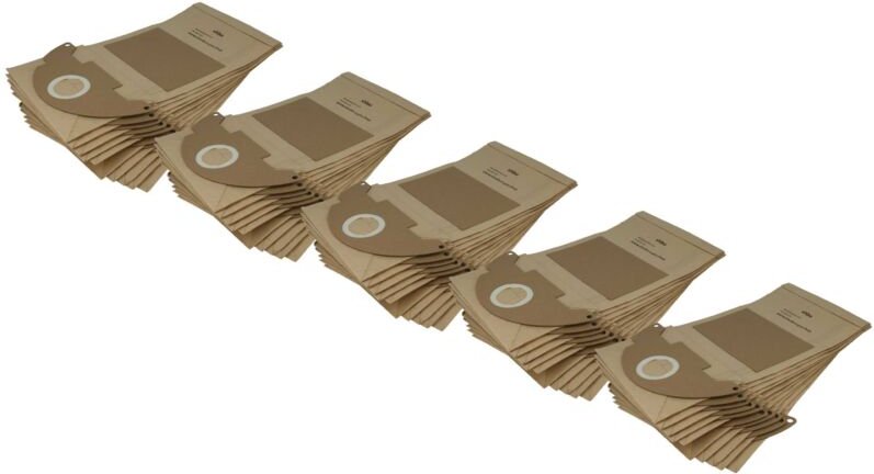 50x Staubsaugerbeutel Ersatz für Menalux 4885p für Staubsauger - Papier, braun - Vhbw