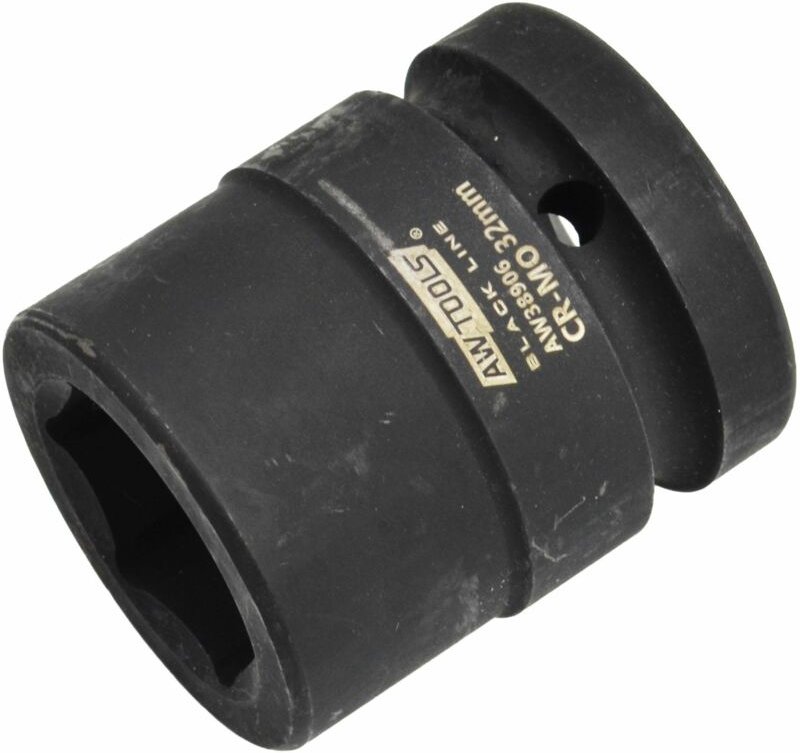 Awtools nasadka udarowa sześciokątna 1 ' krótka 32mm black line