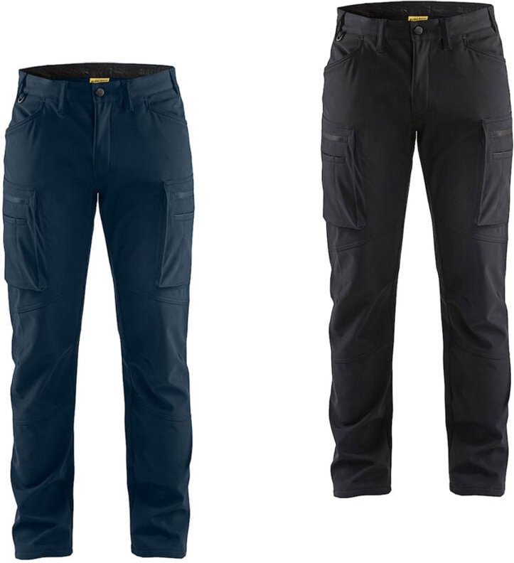 Blaklader - 1477 Service Softshell Arbeitshose - 48 (eu) - Schwarze
