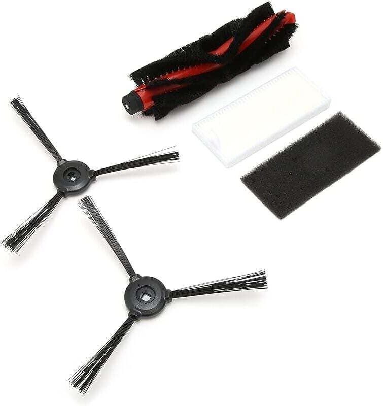 Kit de Filtre de Brosse Latérale Principale,Ensemble de Remplacement de Filtre de Brosse Latérale de Brosse Principale A...