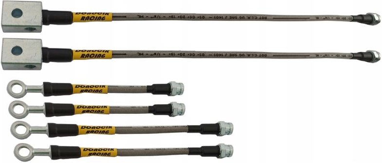 Patrol Y60 (+4") flexible Teflon-Bremsschläuche mit Stahlgeflecht