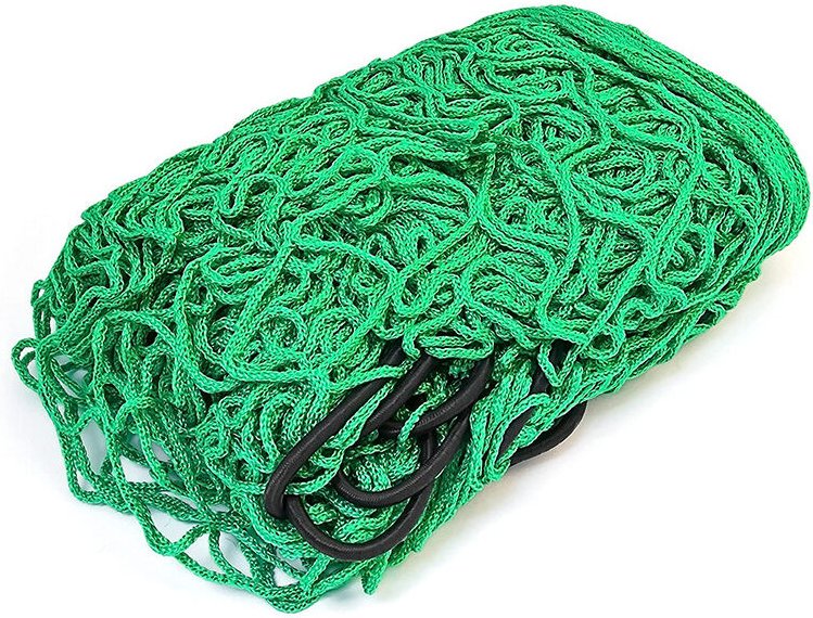 Anhängernetz 1,5 x 2,2 m – Aufhängenetz mit Gummispanner für optimale Ladungssicherung – Anhängernetz mit elastischem Se...
