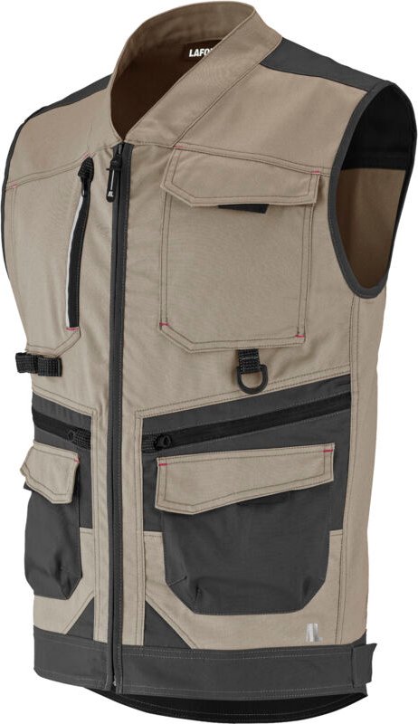 Weste Trowel Beige / Anthrazit 3XL