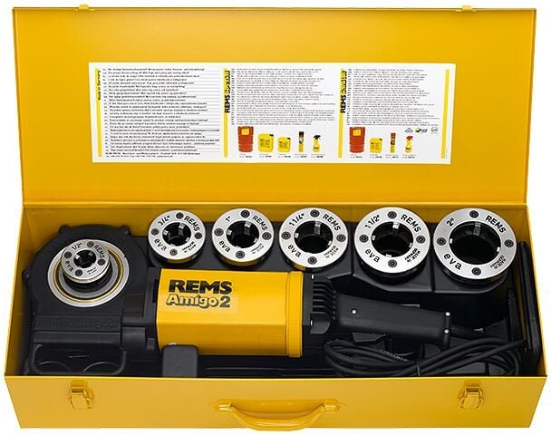 Rems - Elektrische Schneideisen Amigo 2 - 6 Gewindeschneidkopf - 540020 R220