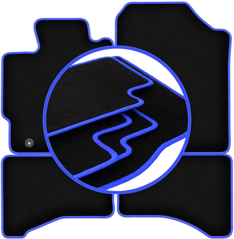 CARLUX-BLUE Autofußmatten für: Toyota Yaris III FL Fließheck (2017-2020)