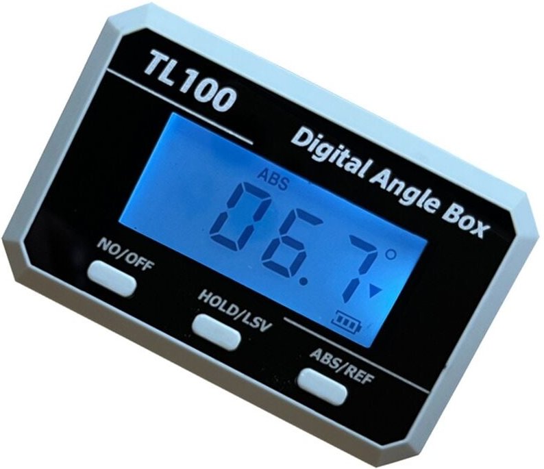 TL100 Horizontaler Winkelmesser, Winkelmesser, Neigungsmesser, Digitale Winkelbox, Hochpräzises Elektronisches Neigungsm...