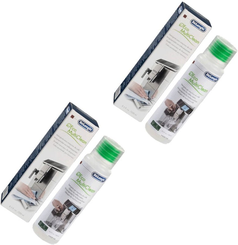 Delonghi - Ersatzteil - Satz von 2 Eco Multiclean Reinigern DLSC550 - kenwood, ariete, rowenta, rosieres, braun, constru...