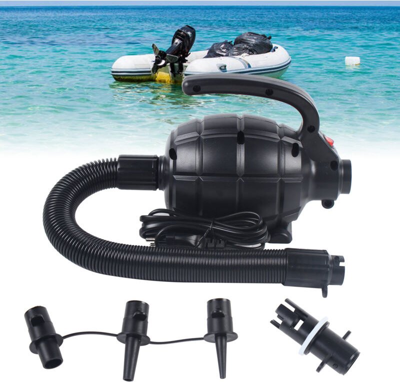 Senderpick - Aufblasbare Hochdruckpumpe für Boote aus Gummi 600W Tragbare aufblasbare Pumpe mit vier verschiedenen Düsen...